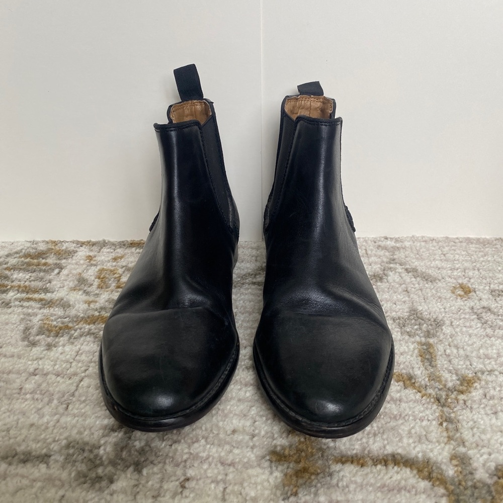 WALK LONDON - Men’s Size 6 Black Leather Chelsea Boots - EUC